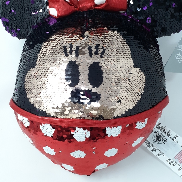 Disney Minnie Mouse Reversible Sequined Plush - Picture 2 of 9